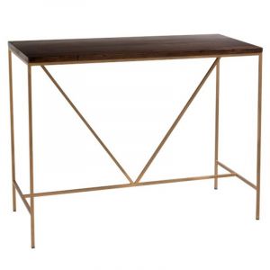 Image de Console en Bois Design "Rafi" 120cm Marron Prix