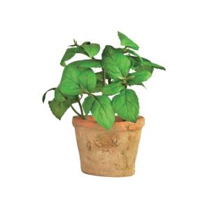Basilic artificiel en pot D 8,6 x H 15,4 cm
