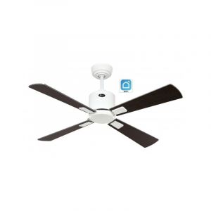 Casafan Eco Neo Iii Ventilateur De Plafond 103cm 943141w Wengé Blanc et Moteur Gris Avec Wifi
