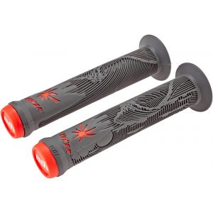 ODI Hucker Signature Poignées, graphit-orange Poignées standards