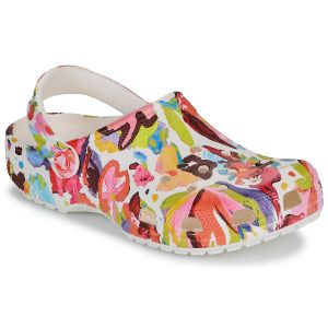 Crocs Sabots Classic Painted Floral Clog Multicolore - Taille 36 / 37,38 / 39,42 / 43,37 / 38,39 / 40,41 / 42