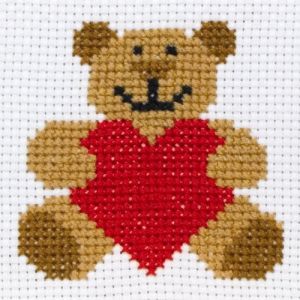 Anchor Ed Kit point de croix pour débutants Motif nounours - 3690000-10004