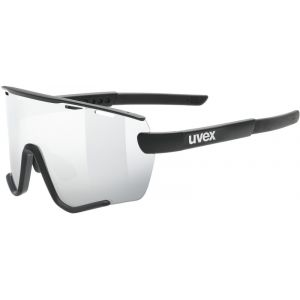 Uvex Lunettes De Soleil Effet Miroir Sportstyle 236 Set Mirror Silver/CAT3 + Clear/CAT0 Black Matte
