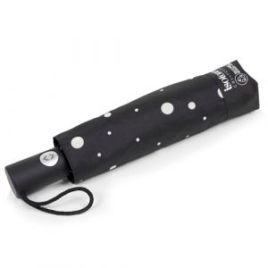 Isotoner Parapluies Parapluie Auto Pois Noir/Jaune