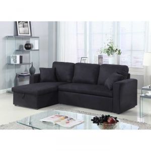 Aspen - Canapé d'angle droite 3 places en tissu