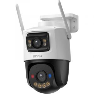 Imou Cam&eacute;ra de surveillance Cruiser Dual 2 Pro 2K Vision Nocturne Ext&eacute;rieure D&eacute;tection IA Audio Bidirectionnel