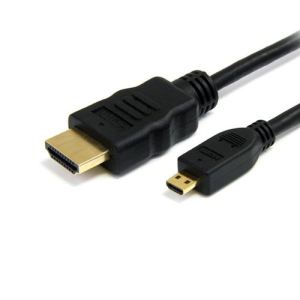 StarTech.com HDADMM50CM - Câble HDMI haute vitesse avec Ethernet 0,5 m HDMI vers HDMI Micro M/M