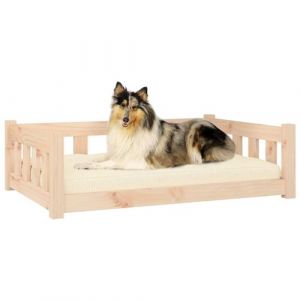 VidaXL Lit pour chien 95,5x65,5x28 cm bois de pin solide