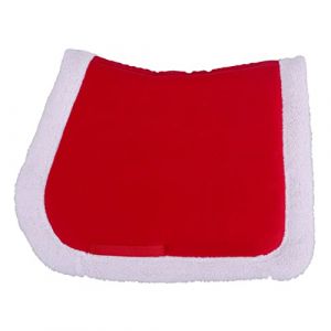 Tapis de selle pour cheval QHP Noël - red - D Full