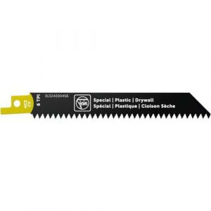 Fein Lame de scie sabre pour plaque de plâtre pour scie sabre sans fil ASAS18-21 K AS HCS 130T6 DW