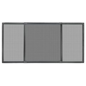 Schellenberg 50813 Protection anti-insectes coulissante pour fenêtres avec volets (maximum 193 x 75 cm) Anthracite