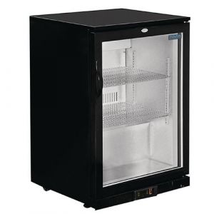 Polar Arrière Bar Noir Porte Pivotante Vitrée Série G - 138 L - R600a - Acier peint1138Vitrée 600x520x900mm