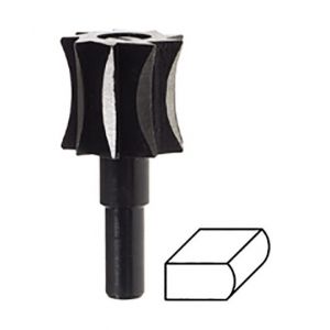 PG Professional Mèche de défonceuse à arrondir D. 25 x 22 mm arrondi Q. 8 mm - 364.50