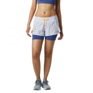 New Balance Printed Impact Run 2 In 1 Short - Short running femme Libra S