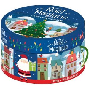 Sassi Junior Livre et puzzle géant Noël magique