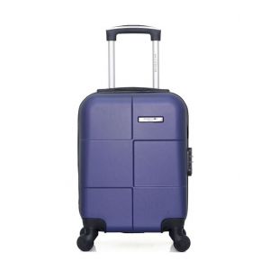 BLUE Valise Cabine XXS ABS MIAMI 4 Roues 46 cm Bleu Marine