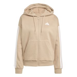 Adidas Sweatshirt à capuche full-zip femme Essentials 3 Stripes