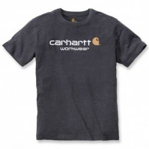 Image de Carhartt Core Logo T-Shirt Rouge foncé S