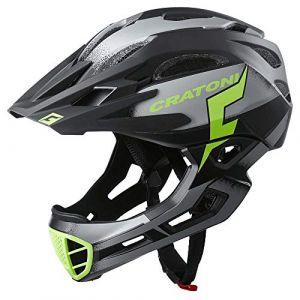 Cratoni C-maniac Pro S-M Black / Green Lime Matt - Black / Green Lime Matt - Taille S-M