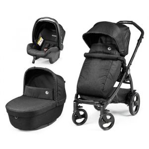 Image de Peg Perego Poussette 3 en 1 Perego Futura - Nacelle - Coque Primo Viaggio SL Ardesia