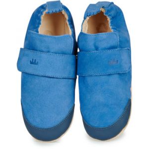 Easy Peasy Chaussons enfant MY BLUBOOTIES VELCRO Bleu - Taille 31,33