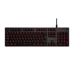 Image de Logitech G413 Clavier Gaming Mécanique, Eclairage RVB Lightsync, Switchs Romer-G Tactiles, Aluminium 5052, Personnalisable, Relais USB, Clavier Italien Portugais - Noir