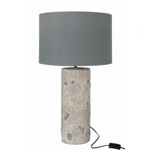 Lampe à Poser en Béton "Greta" 71cm Gris Prix