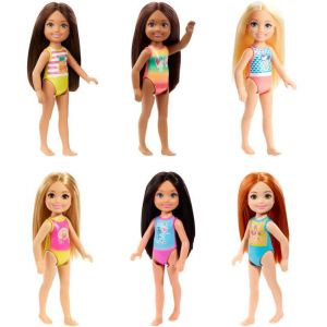 Mattel Chelsea Club Poupée Plage Avec Costume GLN72