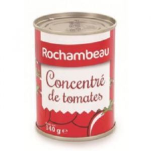 Rochambeau Concentré de Tomates 140g/Canette - Livraison Gratuite France 12 canettes