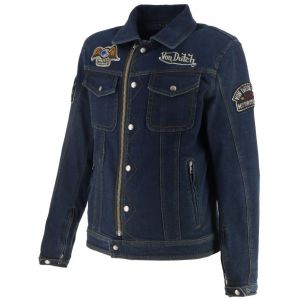 Helstons Blouson textile Von Dutch x Westy bleu dirty- XL