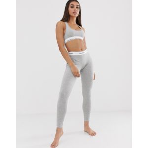 Image de Calvin Klein Underwear - Bas De Pyjama - Uni - Femme - Gris (Grey Heather) - Fr: 36 (Taille Fabricant: S)