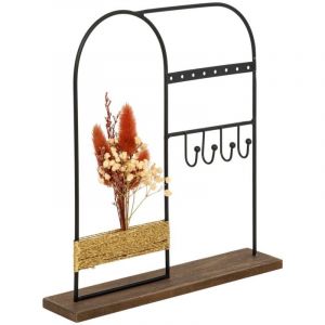 Atmosphera Créateur D'intérieur - Porte-bijoux automne métal noir H26cm
