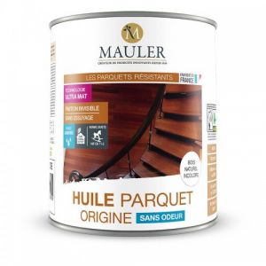 Huile parquet origine sans odeur conserve l aspect naturel du bois brut 2,5L Mauler