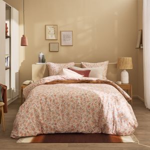 Essix Parure de lit en percale de coton multicolore 260x240