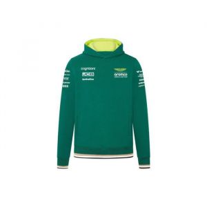 Aston Martin Sweat &agrave; capuche Officiel Formule 1 pour enfants - Vert