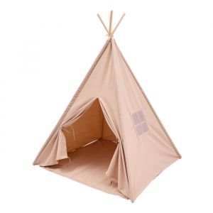 Sunny Tente tipi pour bébés en coton sable 110 x 110 x 160 cm