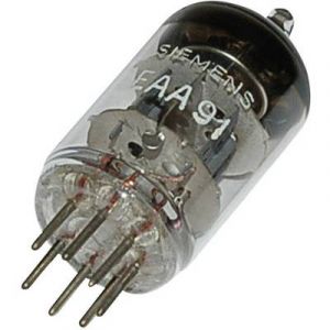 Image de Sonstige Tube électronique EAA/EB 91 = 6 AL 5 Diode double 420 V 9 mA pôles 7 Culot miniature 1 pc(s)