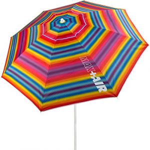 Aktive 62219 Parasol diamètre 220 cm, tube blanc 28/32 cm, polyester uv50 fibre de verre (TradeINN, neuf)