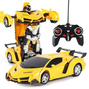 118 Transformers Voiture Télécommandée Électrique Télécommandée À Grande Vitesse Voiture Rc Robots Jouets Pour Cadeaux Enfants