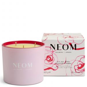 Neom It&rsquo;s All Rosy 3 Wick Candle 420g
