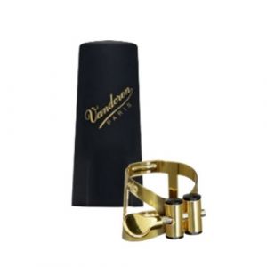 Vandoren LC57AP Masters M/O Ligature pour Saxophone Alto Finition Or Vintage