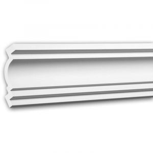 Corniche Profhome 150249 Moulure de plafond Moulure en stuc Moulure d&eacute;corative style N&eacute;o-Classicisme blanc 2 m