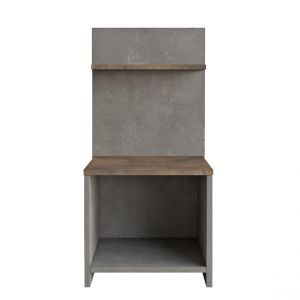 Table de chevet Wasat Bronze et Anthracite