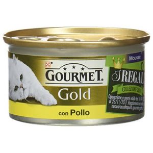 Gourmet Gold, Nourriture pour Chats, Mousse avec Poulet &ndash; 85 g