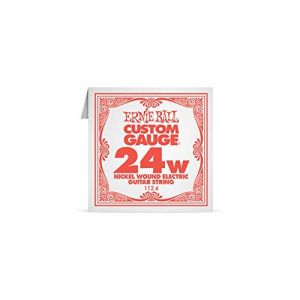 Ernie Ball 1124 .024 Nickel Wound corde pour guitare &eacute;lectrique (vendue &agrave; l'unit&eacute;)