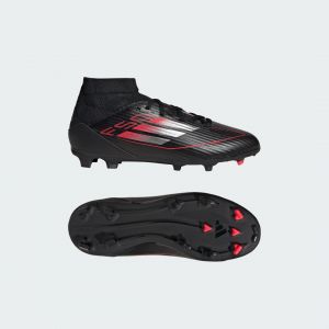 Adidas F50 League Mid FG/AG Stealth Victory - Noir/Argenté/Lucid Red Enfant, pointure 30 - ['Noir'] - Taille 30