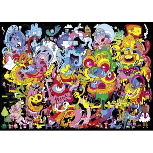 Heye New Psychedoodlic de Jon Burgerman - Puzzle 2000 Pièces