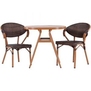 Venture Home - Ensemble table et 2 chaises Abrantes