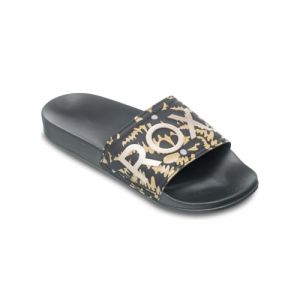 Roxy Femme Slippy II Sandale, Camo Black, 36 EU