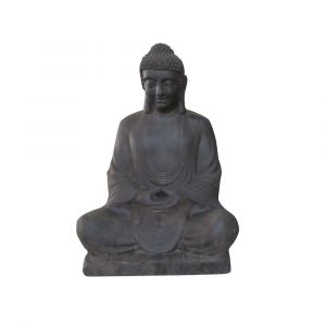 Statue Bouddha en fibre d'argile xl